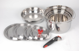 Stainless steel Sauce pot_ Camping casserole 